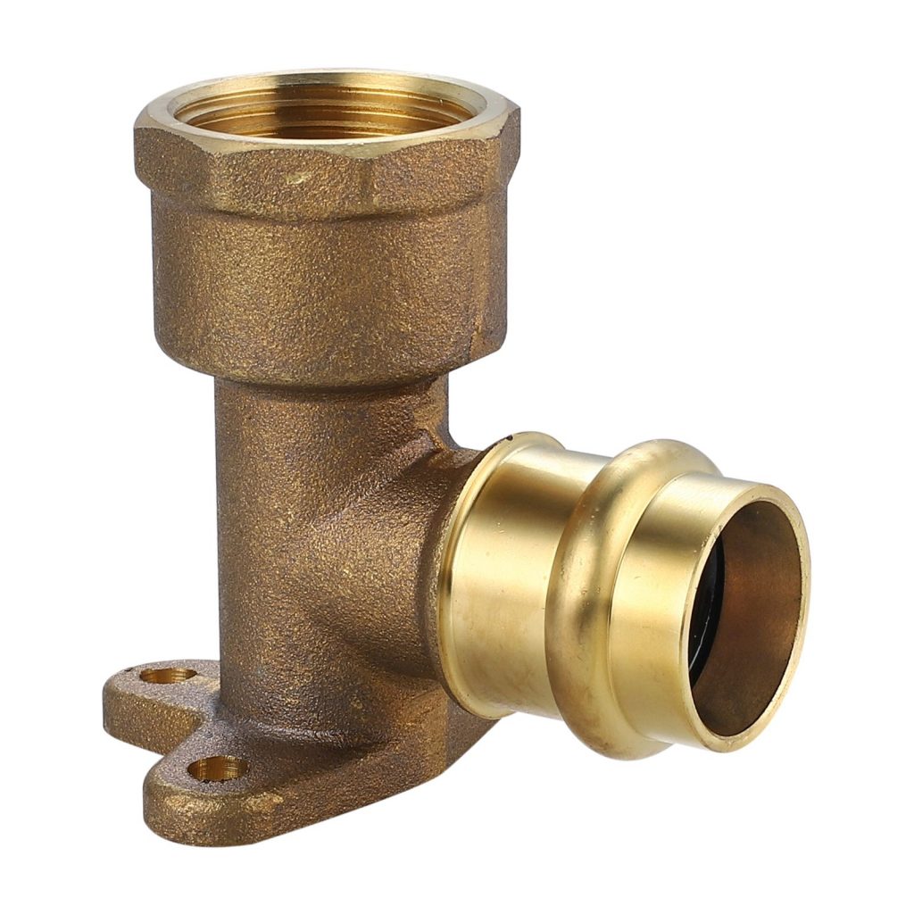 SmarteX-PRESS Brass Lugged Elbow Female 20mm x 3/4″ – SmarteX
